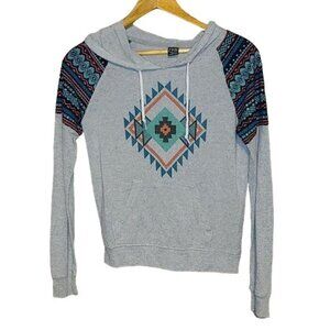 EMD CYRE Small Boho Neon Hooded Sweater